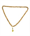 Lord Shiv Shankar Mahadev Shiv Shakti Rudraksha Pendant with Rudraksha Wired Mala for Self Empowerment