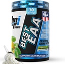 BPI Sports Essential Amino Acids EAA Powder - Pre, Intra & Post Workout Drink - BCAA Powder for Men & Women, EAA + BCAA + Hydration. Advanced Formula with 10g of EAA. (Sour Power)