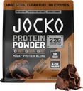 Jocko Fuel Mölk Whey Protein Powder 22g Protein - Low Sugar Monk Fruit Blend - Muscle Recovery & Growth, Packaging May Vary (26 Servings, Chocolate Milkshake)