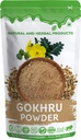 Organic Gokharu Powder For Eating, For Drinking, For Hair, For Skin, For Face Pack, For Gokharu Churan Powder For Skin For Face, Gokshura