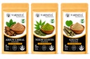 Organic Wellness Herbs Combo | Dried Giloy Sticks, Neem Leaves & Arjun Bark
