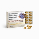 Omega 3 6 9 Softgel Capsules with Flaxseed Oil | Plant-Based Omega Fatty Acids for Heart Brain Skin & Hair Support | Nutraceutical Supplement for Daily Wellness | 3x10 Softgels | 30 Days Supply