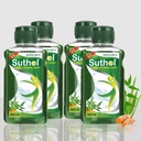 Boroline's Suthol Neem Liquid 200 Ml X 4, Antiseptic with Neem, Turmeric, Aloevera- Stop Prickly Heat, Rashes, Summer-Skin Itchiness (Pack Of 4)