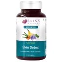Bliss Welness Skin Detox | Blood Purification & Radiant Glow | Enriched with Sea Buckthorn, Evening Primrose, Aloe Vera, Omega 3, Curcumin, Neem & More | Fights Acne & Removes Toxins - 60 Veg Tablets.