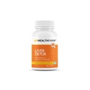 Healthfarm Liver Detox with Milk Thistle & N-Acetyl Cysteine | Natural Body Cleanse, Digestive Enzyme Support & Fatty Liver Care | 60 Capsules