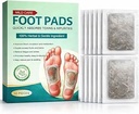 (10 Pieces) 100% Herbal And Gentle Ingredient Detox Foot Pads, 10 Pieces, Natural Ingredients for Sleep AidPain Relief, Toxin Removal with Bamboo Vinegar and Acupoint Micro-Massage Technology detox foot patch (PACK OF 1)