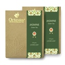 Octavius | Jasmine Green Tea - 100 Gm (Pack of 2) 100 Cups |100% Natural Ingredients | Loose Leaf | Jasmine Flower | Antioxident-Rich | Boost Immunity | Improves Sleep, Skin and Hair | 200Gm Box
