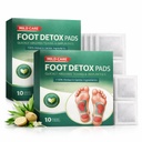 Detox Foot Patch for Feet – Natural Bamboo Vinegar Foot Detox Patches for Relaxation, Stress Relief & Better Sleep – Cleansing Foot Pads (10 Pads)