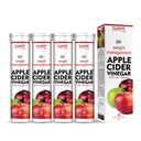Vokin Biotech World's First Apple Cider Vinegar -20 Effervescent Tablets Vitamin C for Detox & Weight Management with Green Apple Flavor (Pack of 4)