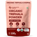 Carbamide Forte Triphala Churna Powder 100% Organic | Triphala Powder Organic With Swarna Amalaki, Haritaki, and Bibhitaki | Trifala Powder - 100g