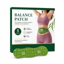 Herbal Balance Patch, Plant-Based Ingredients, Comfortable Adhesive Design, Balance Belly Button Patch Natural Detox & Slimming Waist Sticker Easy Topical Use, 5 Pieces