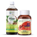 Fytika Fit Liver Detox 30 Tablets + Kolest Care Juice 1L Combo | Liver Detox Supplement Improves Digestion, Cholesterol Support Herbal Juice for Liver Health Adults Men Women