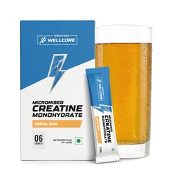 Wellcore Pure Micronised Creatine Powder (6 Sachet, Tropical Tango)