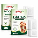 Saphirre Foot patch 20 Pieces Herbal And Gentle Ingredient Detox Foot Pads, Natural Ingredients for Sleep Aid, Pain Relief, Toxin Removal with Bamboo Vinegar and Acupoint Micro-Massage Technology