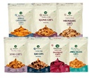 NatureOnus High Protein Chips Combo Pack of 7 (301g) | 7 Snacks Pack x 43g | Ragi, Beetroot, Multigrain, Jowar, Quinoa, Soya & Rajma Chips | Gluten-Free, No Maida, No Preservatives, No Palm Oil, High Protein Chips (43g x 7 Packs)