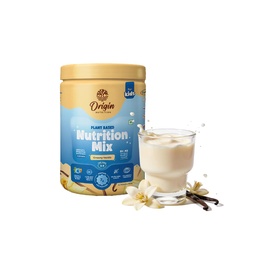 Origin Kids Nutrition Mix | Ages 3–6 | 7g Plant Protein for Growth & Bone Health | LUTE-GEN® for Eye Health |No Refined Sugar |Allergen-Free |Creamy Vanilla | 261g
