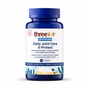 three60+ Daily Joint Care & Protect Tablets, Clinically Researched for Knee, Bone & Cartilage, Arthritis Support | with Acujoint, UC-II Collagen, Hadjod, Curcumin & Calcium+D3+K2 | Improves Mobility & Reduces Stiffness | (30 Tablets) | Pack of 1