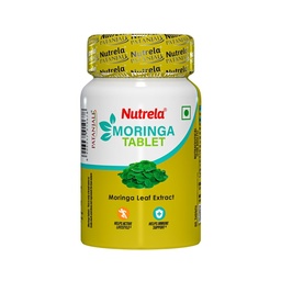 NUTRELA 1000 mg Moringa - 60 Tablets | Support in Immunity, Digestion & Energy, Good for Hair and Skin