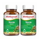 Baidyanath Ayurved Neem 60 Tablets | Ayurved Herb For healthy Skin & Hair, Natural Extracts Of Neem | Helps In Purification of Blood Boosting, Liver Health (Pack of 2)