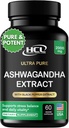Organic Ashwagandha Capsules 2000 MG Root Powder Extract with Black Pepper & Lemon Balm 2 Month Supply - Natural Way to Relieve Stress