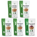 NeutraVed Amla Reetha Shikakai, Bhringraj and Hibiscus Powder for Hair |Aritha|Ritha|Soapnuts|Indian Gooseberry |organic Bhringraj |Hibiscus /gudhal /gudhal fool powder(Pack of 5 ,50g each ,Total 250g Pack)