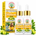Vitamin B12 Liquid Drops | Vitamin B12 Oral Drops with Herbal Extracts | Supports Energy Metabolism & Red Blood Cell Formation | Herbal Extract Easy Dosage | 15 ml (Pack of 2)