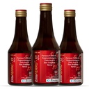 EliteFERRO-XT Syrup 200ml, Pack of 3 | Iron Supplement with Ferrous Fumarate, Folic Acid, Vitamin B12 & Zinc | Sugar Free Nutraceutical Syrup | Daily Nutritional Support for Adults