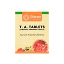 Sitaram Ayurveda TA Tablet | Natural Iron Supplement with Kaseesa Bhasma, Triphala & Yashtimadhu | Supports Hemoglobin, Blood Health & Menstrual Wellness | 60 Tablets