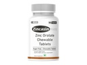 Zincasin Forte (LeeWell) Zinc Orotate Chewable Candy | Zinc Supplement for Immune Support, Skin Health, Hair & Nail Maintenance, Antioxidant, Cellular Repair & Metabolism Support | Daily Zinc Mineral Nutrition - 90 tablets