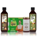 Jeena Sikho Natural Skin Glow & Wellness Combo | Beauty Potion Super Food, Pet Shuddhi Kit, Haldi Trikatu & Gut Care Juice | Enriched with Glutathione for Radiant, Healthy Skin