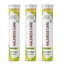 Apple Cider Vinegar Effervescent Tablets | Lemon Flavour | Weight Management | Fat Burner | Weight Loss | ACV (Pack of 3 (60 Tablets), Lemon Flavour)