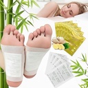 Detox Patches | Natural Bamboo Vinegar & Ginger Detox Patch| Overnight Foot Cleansing Patch for Toxin Removal, Stress Relief, Better Sleep & Care for Men & Women(10 Sheets)