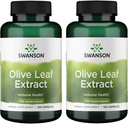 Swanson Olive Leaf Extract Capsules with 20% Oleuropein - (120 Capsules, 500mg Each) 2 Bottles