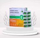 KORMESIC VITAMIN E 400 (Pack of 20 Capsule) For Face and Hair, Antioxidant Support and Immunity Booster Controls Wrinkling, Skin Dehydration