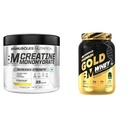 Bigmuscles Nutrition Creatine Monohydrate (33 Servings, Citrus Blast) | Micronised Creatine Powder | Bigmuscles Nutrition Premium Gold Whey [1Kilogram] Informed Choice Uk Certified Isolate Whey Prote