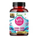 Humming Herbs Urinary Tract Wellness 6-in-1 with D-Mannose, Cranberry, Hibiscus, Probiotics & Prebiotic Inulin – Urinary Comfort & Cleansing Support – 120 Veg Capsules