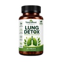 VanyaRoot Naturals Lung Detox Tablets 60 Count | फेफड़ों की सेहत के लिए सपोर्ट | Respiratory Health Support | Natural Ingredients | Immunity Booster & Lung Wellness Supplement (Pack of 1)