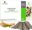 QG group Ginseng Extract & Licorice Root Extract with Vitamin C (80 Tablets - 210mg Each) Dietary Supplement for Men & Women