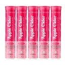 Apple Cider Vinegar Effervescent Tablets with Strawberry Flavour | With the Mother | Supports Detox, Digestion & Weight Management – 20 Tablets Pack of 5
