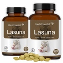 Herb Essential Lasuna Garlic Tablets 500mg 2 x 60 Tablet for Heart Wellness
