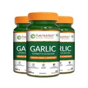 Pure Nutrition Garlic Extract 500mg – 240 Veg Capsules (60X3) | Allium Sativum (1:15) for Heart Health, Digestion & Cholesterol Support | Boosts Immunity, Supports Blood Pressure & Cardiovascular Wellness | Natural Antioxidant