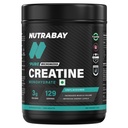 Nutrabay Pure Micronized Creatine Monohydrate Powder - 400g, 129 Servings, Unflavoured | Trustified Certified | DCD & DHT Tested | Quick Absorption | Superior Muscle Strength and Recovery