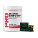 GNC Pro Performance Pure Micronized Creatine Monohydrate with Free Shilajit|400 gm & 10 gm Shilajit|133 Serving|Instantized|Fuels Muscles|Increase Muscle Mass|Unflavoured,powder,2 count,129 Servings