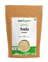Pure Organio Organic Fresh Amla Powder-Versatile Fresh Amla Powder For Eating And Healthy Hair Nourishment, Vitamin C Rich, Gooseberry Powder Npop Indian Organic Certified (200 Gm)