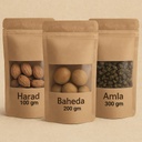 combo pack of Raw Harad (100gm),Baheda (200gm) & Amla (300 gm) Total 600gm | Raw Triphala | Dried Trifala | Relieves Constipation | For Digestion, Gut Health, Gas & Acidity Relief