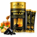 GVSK Shilajit Honey Sticks with Fulvic Acid & Minerals, Natural Honey Based Wellness Supplement for Men & Women, 30 Sticks, 8g Each, 240g