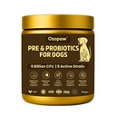 OZOPAW Pre & Probiotics for Dogs 150g | 9B CFU with Digestive Enzymes | Supports Digestion, Firmer Stools & Gut Balance | Helps Reduce Gas, Bloating, Skin Allergies, Scratching & Paw-Licking