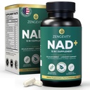 NAD+ Supplement for Women and Men, 12 in 1 NAD Plus Longevity Complex with Nicotinamide Riboside, Resveratrol, Quercetin, Fisetin and L-Theanine, Cellular Energy Support, 90 Capsules