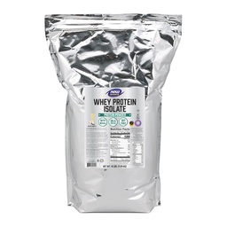 NOW Foods Sports Nutrition, Whey Protein Isolate, 25 g With BCAAs, Creamy Vanilla Powder, 10-Pound