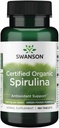 Swanson Certified Organic Spirulina 500 Milligrams 180 Tabs